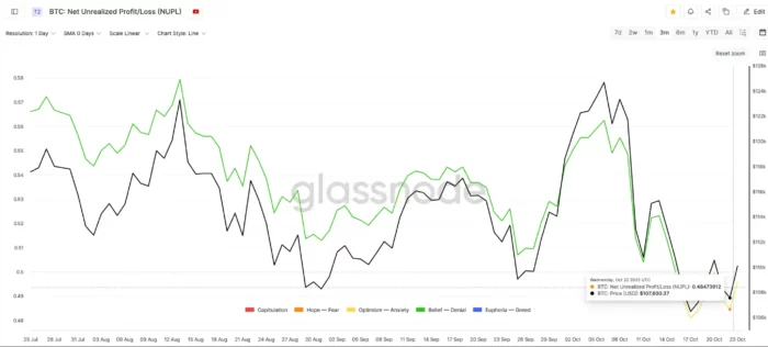 Glassnode chard analysis of bullish bitcoin signals