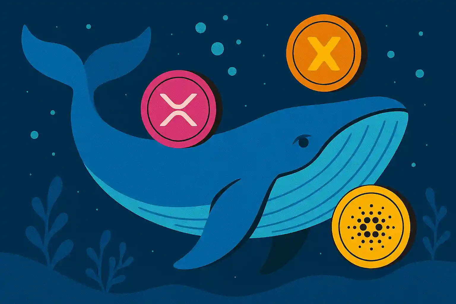 Crypto Whale Accumulation Patterns Signal December Positioning in ENA, XRP, and ADA
