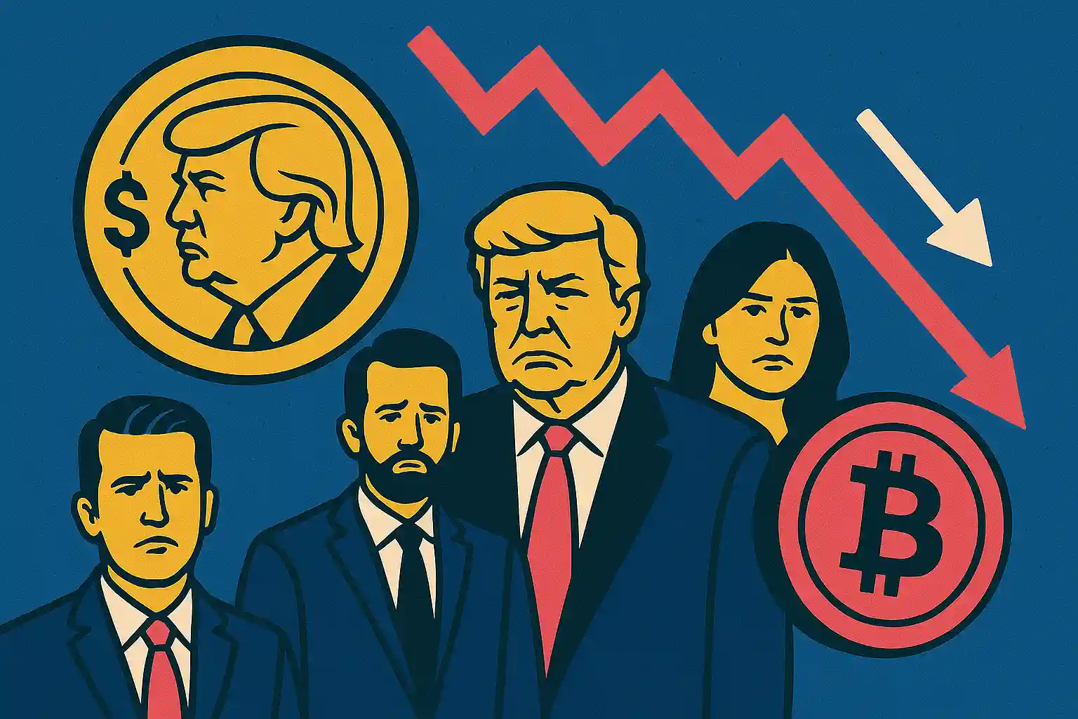 Trump Family Crypto Ventures Face Sharp Correction as Market Volatility Intensifies