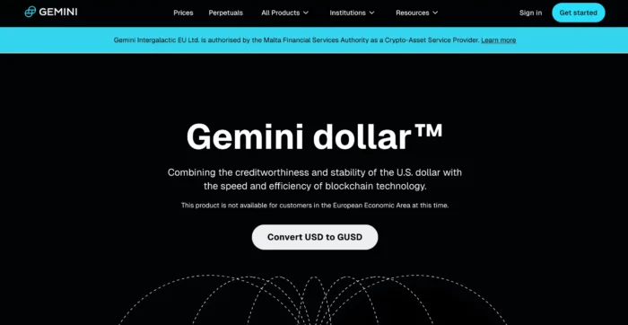 What is Gemini Dollar Stable Coin?