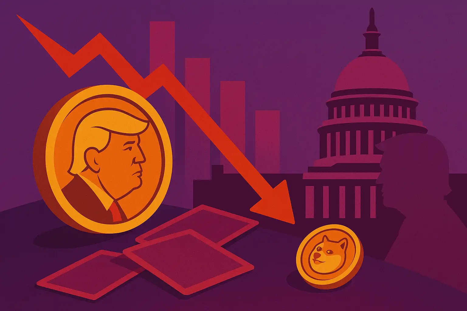 TRUMP Meme Coin Game Launch Fails to Reverse 90% Decline from Peak