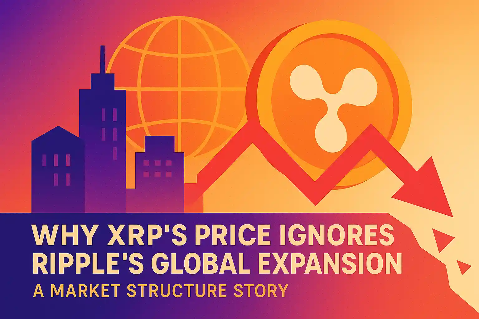 Why XRP’s Price Ignores Ripple’s Global Expansion — A Market Structure Story